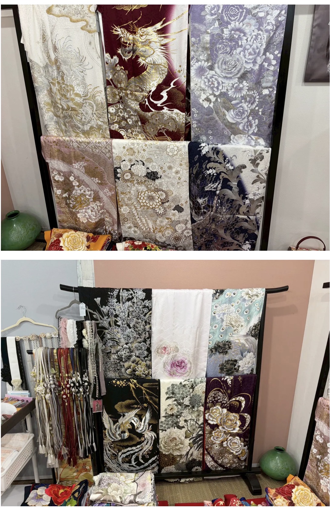 振袖gram札幌店の振袖展示スペースと豊富な衣装ラインナップ